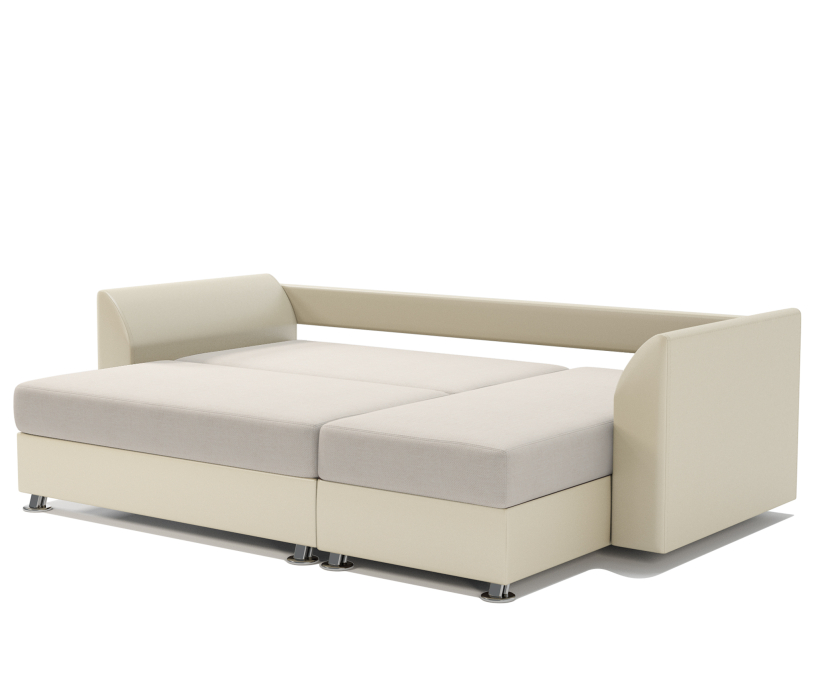 Диваны угловые в гостиную, Угловой диван Ария Скала правый, шенилл / экокожа