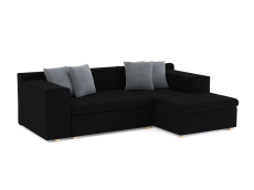 Диваны угловые в гостиную, Диван угловой Чикаго без механизма, рогожка