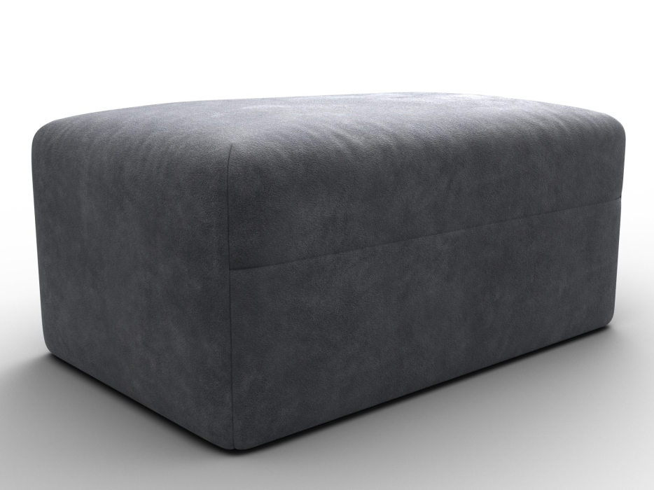 Пуф в прихожую, Модуль пуф Лига-060 НПБ, велюр BRUT