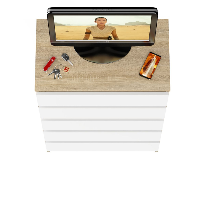 Комоды, Узкий комод пять ящиков Мори МК700.5