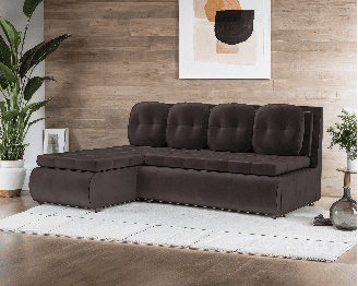 Диван угловой Кормак (Бархат)