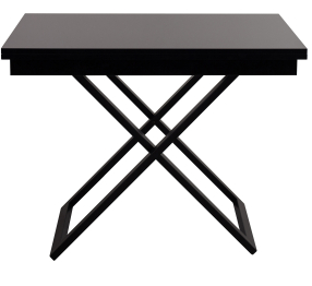 Стол-трансформер Cross  (глянец/ опоры черные)