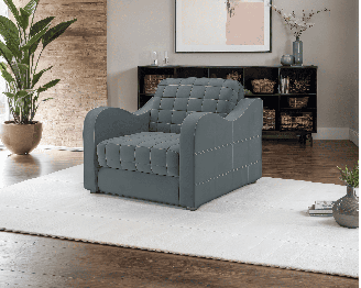 Кресло-кровать аккордеон Барон №4 (Велюр)