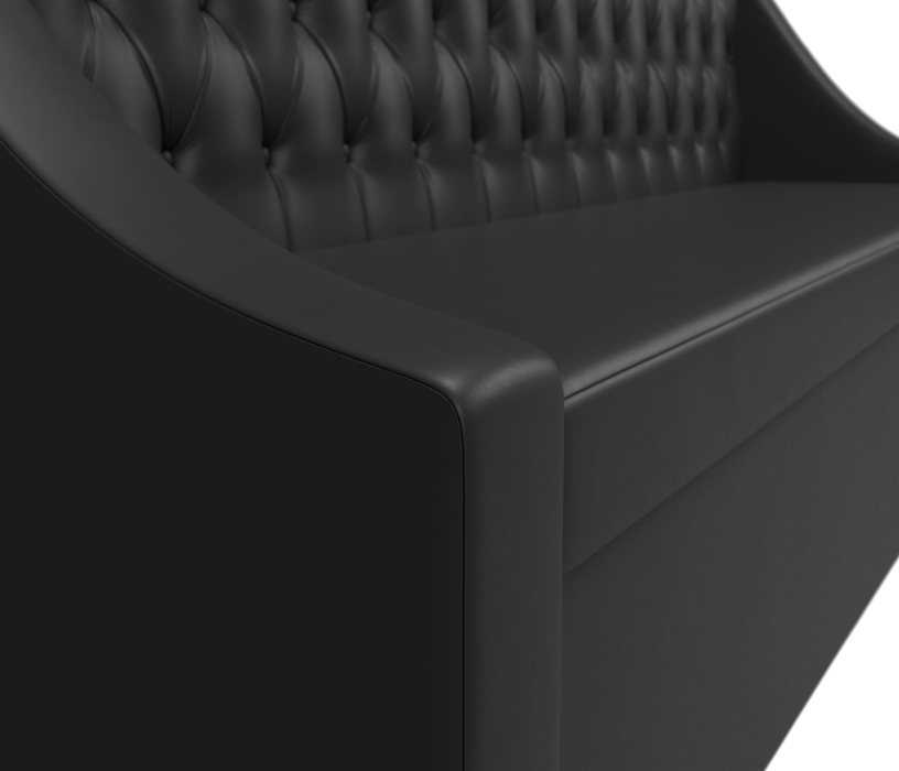 Диваны прямые кухонные, Диван прямой кухонный Мерлин, эко кожа