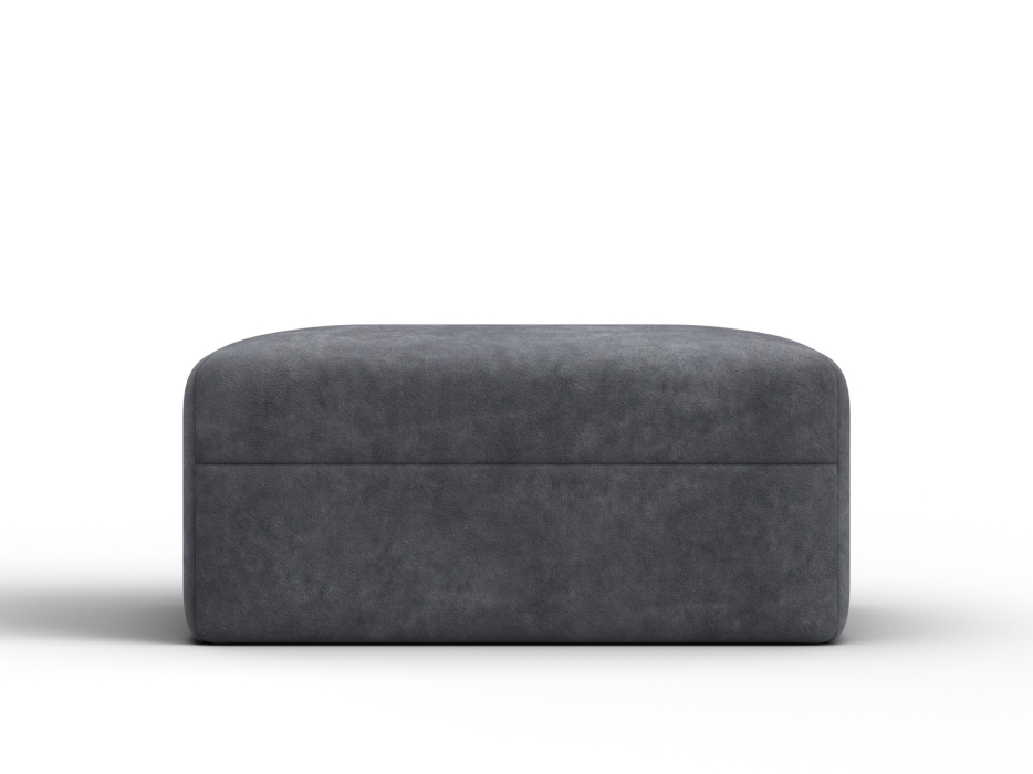 Пуф в прихожую, Модуль пуф Лига-060 НПБ, велюр BRUT