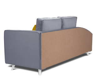 Кровать тахта угловая Альфа  с подъемным механизмом, микровелюр