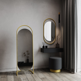Напольное зеркало GENGLASS Evelum в металлической раме