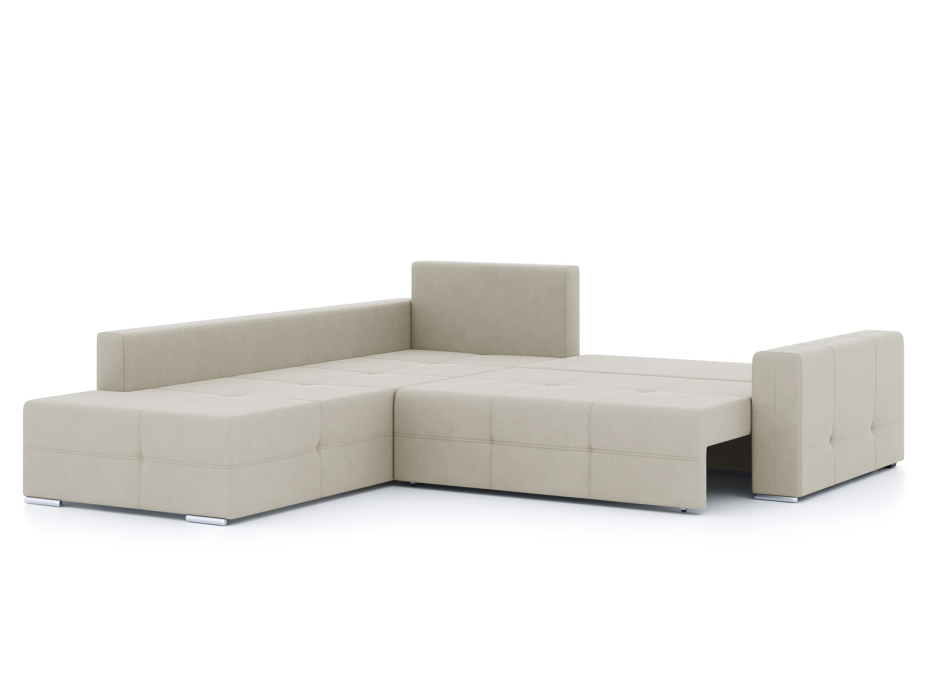 Диваны угловые в гостиную, Диван-кровать угловой Леос НПБ, велюр