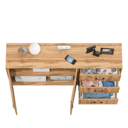 Широкий тумба-комод с ящиками и дверками РВК 123-1604