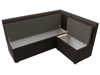 Диван кухонный угловой Уют правый угол, экокожа