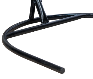 Подвесное кресло Leset Рико, каркас Черный, подушка Светло-серая