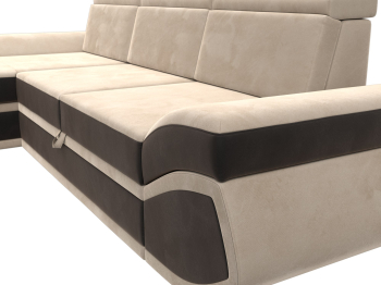 Диван угловой Лига-032 левый угол, велюр