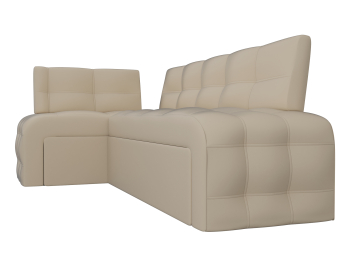 Кухонный угловой диван Люксор левый угол, экокожа