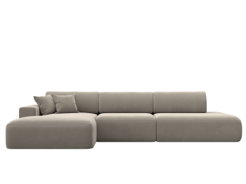 Диван угловой Лига-036 Модерн Лонг левый угол, микровельвет