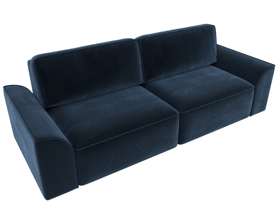 Диваны еврокнижки, Диван прямой Лига-048 НПБ, велюр TOWER