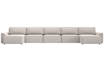 Диван П-образный Лига-048 НПБ МегаЛонг, замша JOLY