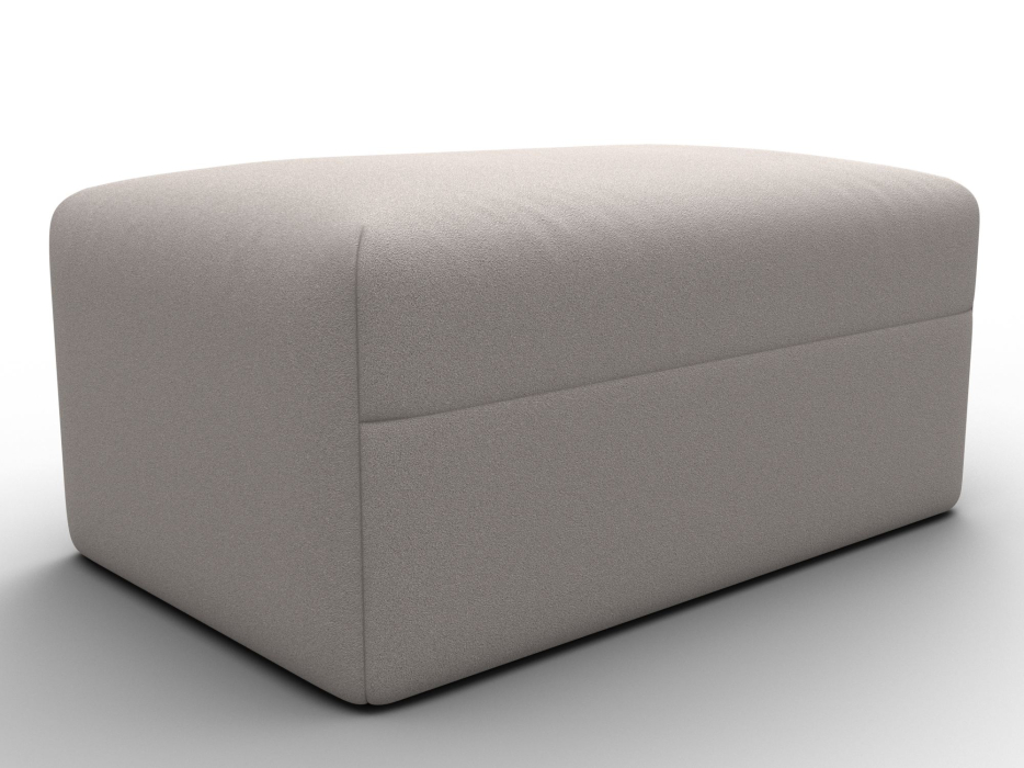 Пуф в прихожую, Модуль пуф Лига-060 НПБ, замша JOLY