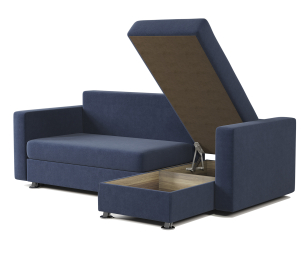 Угловой диван Ария правый велюр