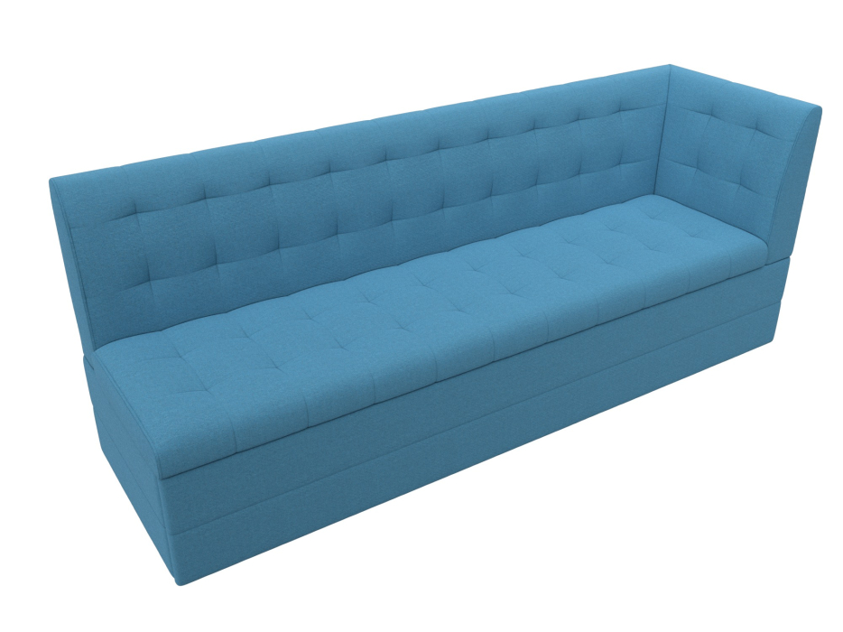 Диваны угловые кухонные, Диван кухонный Бриз с углом справа, рогожка Амур