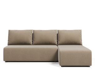 Угловой диван-кровать Каир (Комо, Крит), велюр