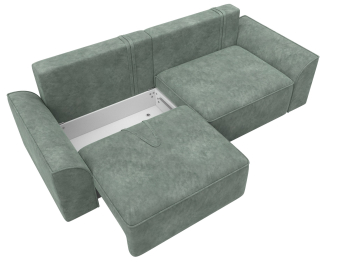 Диван прямой Лига-048 НПБ, велюр BRUT