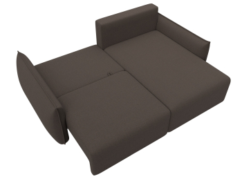 Диван угловой Лига-051 НПБ угол универсальный, рогожка Амур