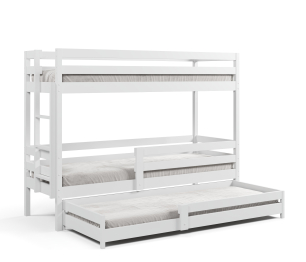 Кровать трехъярусная Ферст 1, 90*200, массив