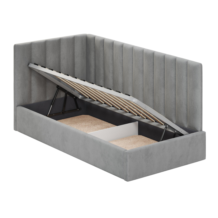 Кровати с мягким изголовьем, Кровать односпальная Меркурий-3 80х200