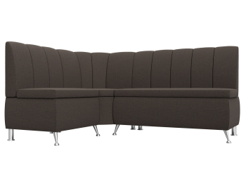 Диван кухонный угловой Кантри левый угол, рогожка Амур