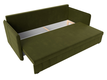 Прямой диван Слим, микровельвет