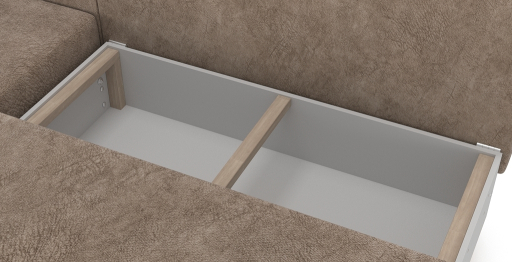 Угловой диван Каир Lux, велюр, левый