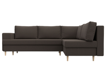 Диван угловой Сильвана правый угол, рогожка Амур