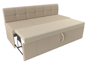 Кухонный прямой диван Лео, экокожа