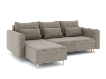 Диван-кровать угловой Рон еврокнижка-пантограф, рогожка Люкс