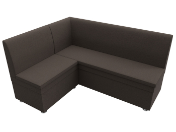 Диван кухонный угловой Уют левый угол, рогожка Амур