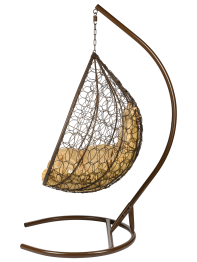 Подвесное кресло в виде капли Tropica Brown
