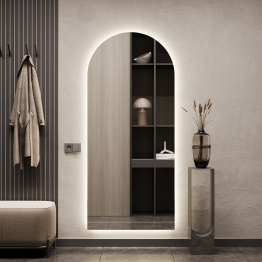 Зеркало с нейтральной подсветкой GENGLASS ARKIS NF LED L,  с проводом 79х179 см