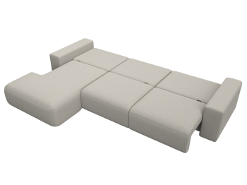 Диван угловой Лига-036 НПБ Классик Лонг левый угол, рогожка Амур