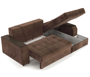 Угловой диван-кровать Лас-Вегас правый, шенилл