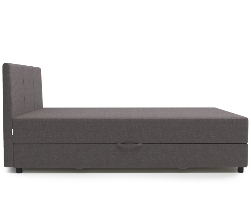 Мягкая кровать, Кровать тахта Классика 140 с подъемным механизмом, рогожка