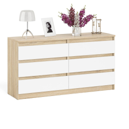 Комод на шесть ящиков Мори МК1380.6