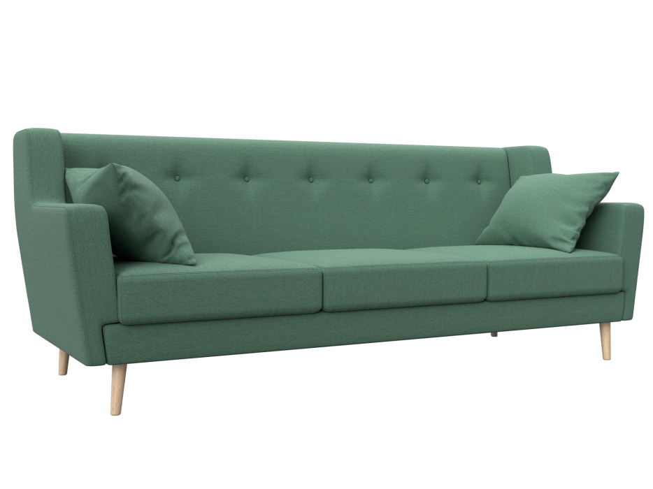 Диваны прямые кухонные, Диван кухонный прямой Брайтон 3, рогожка Амур