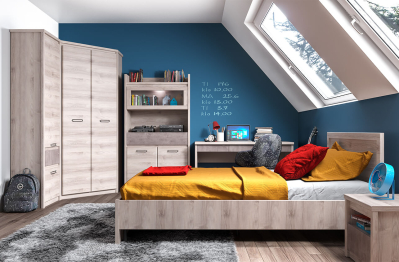 Шкаф с витриной 1V2D1S, JAZZ