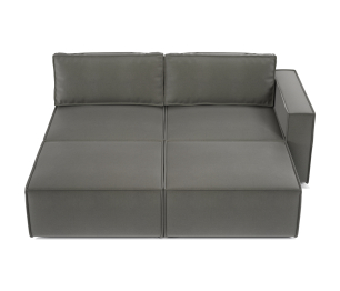 Диван модульный Шарм 25 211х170х70 см, правый, велюр