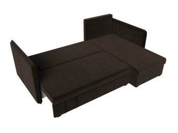 Диван угловой Слим универсальный угол, микровельвет