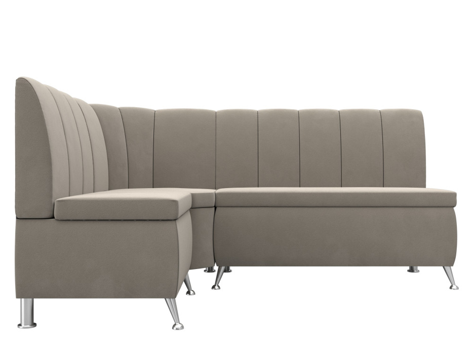 Диваны угловые кухонные, Диван кухонный угловой Кантри левый угол, микровельвет