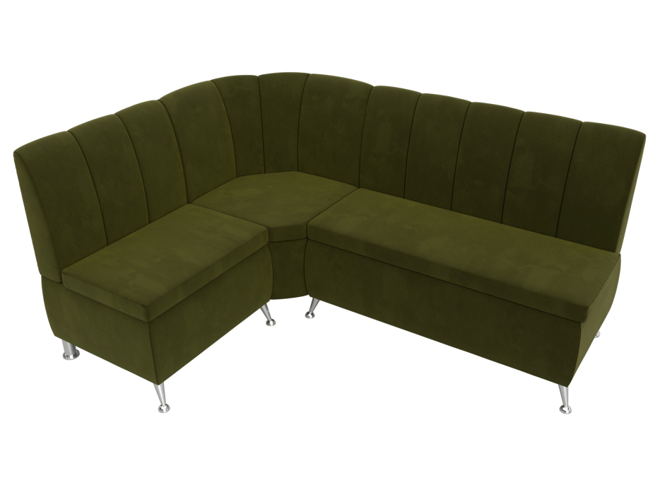 Диваны угловые кухонные, Диван кухонный угловой Кантри левый угол, микровельвет