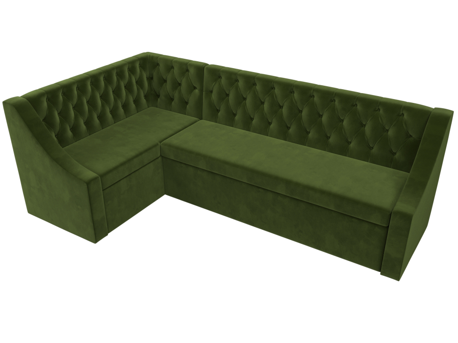 Диваны угловые кухонные, Кухонный угловой диван Мерлин левый угол микровельвет