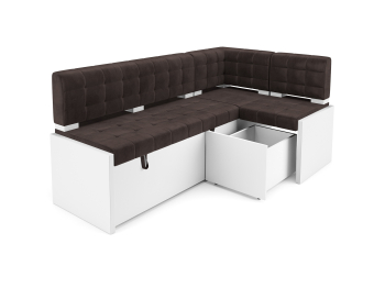 Диван угловой кухонный Ганновер 205х82х130 см