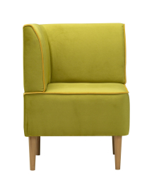 Кресло (модуль угловой) Лагуна, велюр